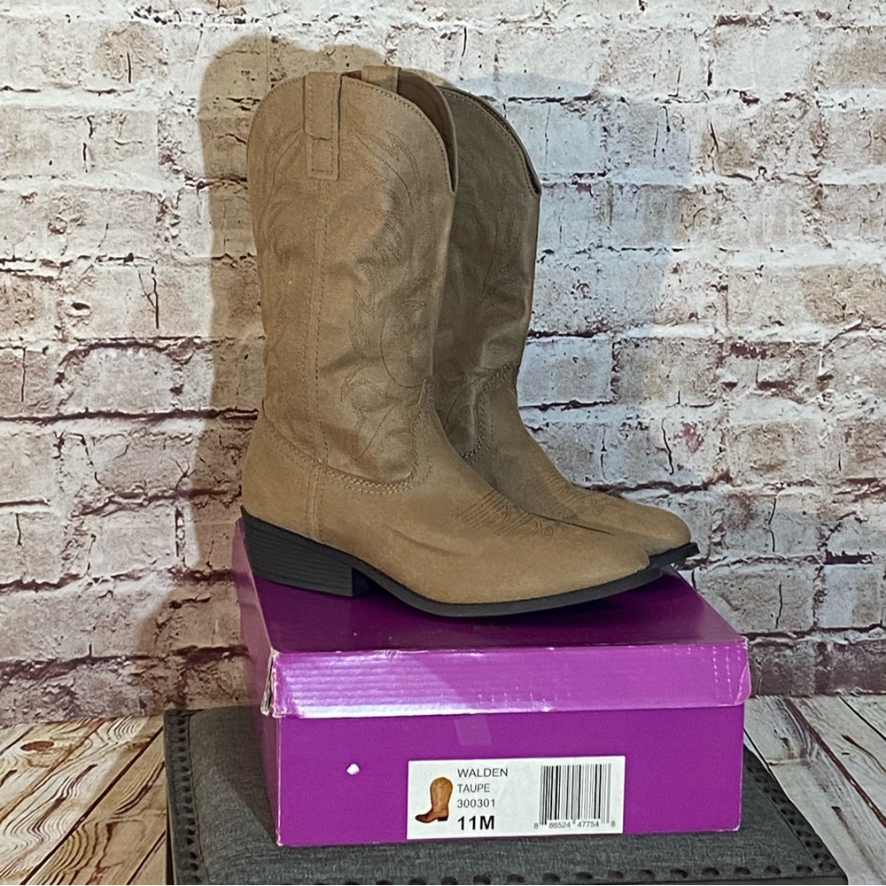 Rampage Tan Heeled Boots